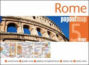 Rome 3D Popout City Street Map