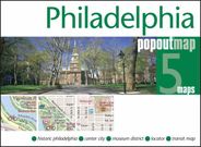 Philadelphia Popout Pocket Map Compact Street City