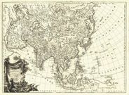Asia 1787 Antique Map Replica