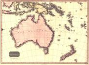 Antique Map of Australia & New Zealand 1818