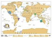 World Scratch Map Mini White Water 