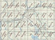 Moses Lake Area Index Map for USGS 1 to 24K Topographic Maps