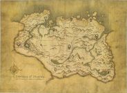 Province of Skyrim Wall Map Video Game