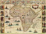 Africa 1660s Antique Map