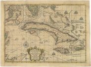 Antique Map of Cuba 1762