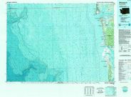 Westport Washington Area 1 to 100K Scale USGS Topographic Folded Map