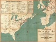 1853 United States (Emigration from Europe) Antique Map Reproduction