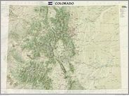 Colorado Wall Map Poster National Geographic