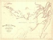 Alaska 1864 Antique Map Replica