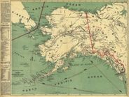 Antique Map of Alaska 1897(2) - Klondyke Gold Fields
