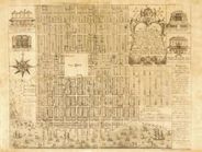 Kingston Jamaica 1745 Antique Map Replica