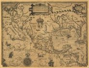 Antique Map of Central America 1600