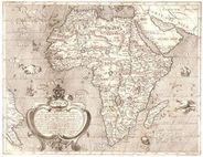 Africa 1600s Antique Map
