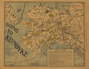 Alaska 1897 Antique Map Replica Going to Klondyke