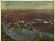Antique Map of Washington DC 1916