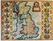 Britain 1611 Antique Map