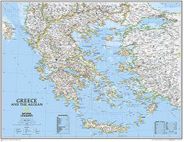 Greece Wall Map by National Geographic