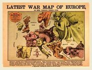 Europe 1870 Antique Map Replica