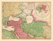 Antique Map of the Middle East 1712