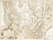 Antique Map of Asia 1600's