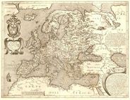 Europe 1600s Antique Map Replica