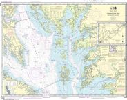 Nautical Chart 12230 Chesapeake Bay Smith Point to Cove Point