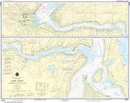 NOAA Chart 18457 - Hammersley Inlet to Shelton