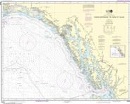 Nautical Chart 16016 Dixon Entrance to Cape St Elias NOAA