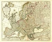 Europe 1769 Antique Map Replica