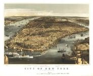 New York City 1856 Antique Map Replica
