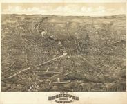 Antique Map of Rochester, NY 1880