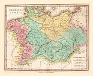 Germany 1826 Antique Map Replica