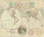 1780 World Map Antique Reproduction