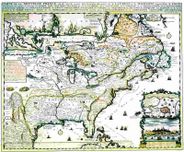 New France 1719 Antique Map