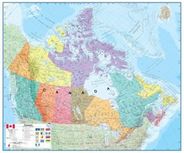 Canada Wall Map Large Poster Maps International Classroom Style