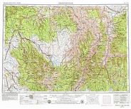 Grangeville Area USGS Topographic Map 1:250K