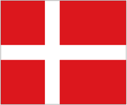 Denmark Country Flags Sticker Patches