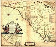 Carolinas 1682 Antique Map Replica