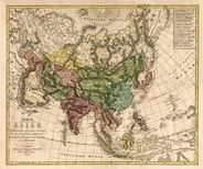 Asia 1805 Antique Map Replica