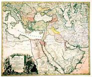 Turkey 1737 Antique Map