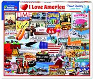 American Icons 1000 Piece Jigsaw Puzzle I Love America