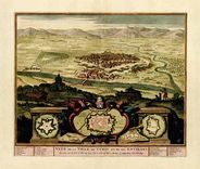 Turin Italy 1709 Antique Map Replica