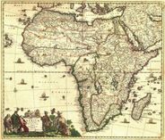Africa 1688 Antique Map