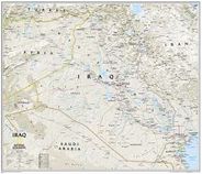 Iraq Wall Map by National Geographic