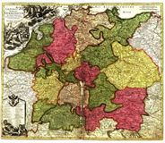 Germany 1700s Antique Map Replica