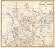 Minnesota 1849 Antique Map Replica