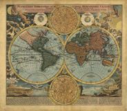 World 1716 Antique Map Replica