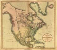 Antique Map of North America 1811