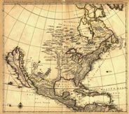 North America 1685 Antique Map Replica