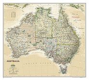Australia Wall Map - Executive Series by National Geographic